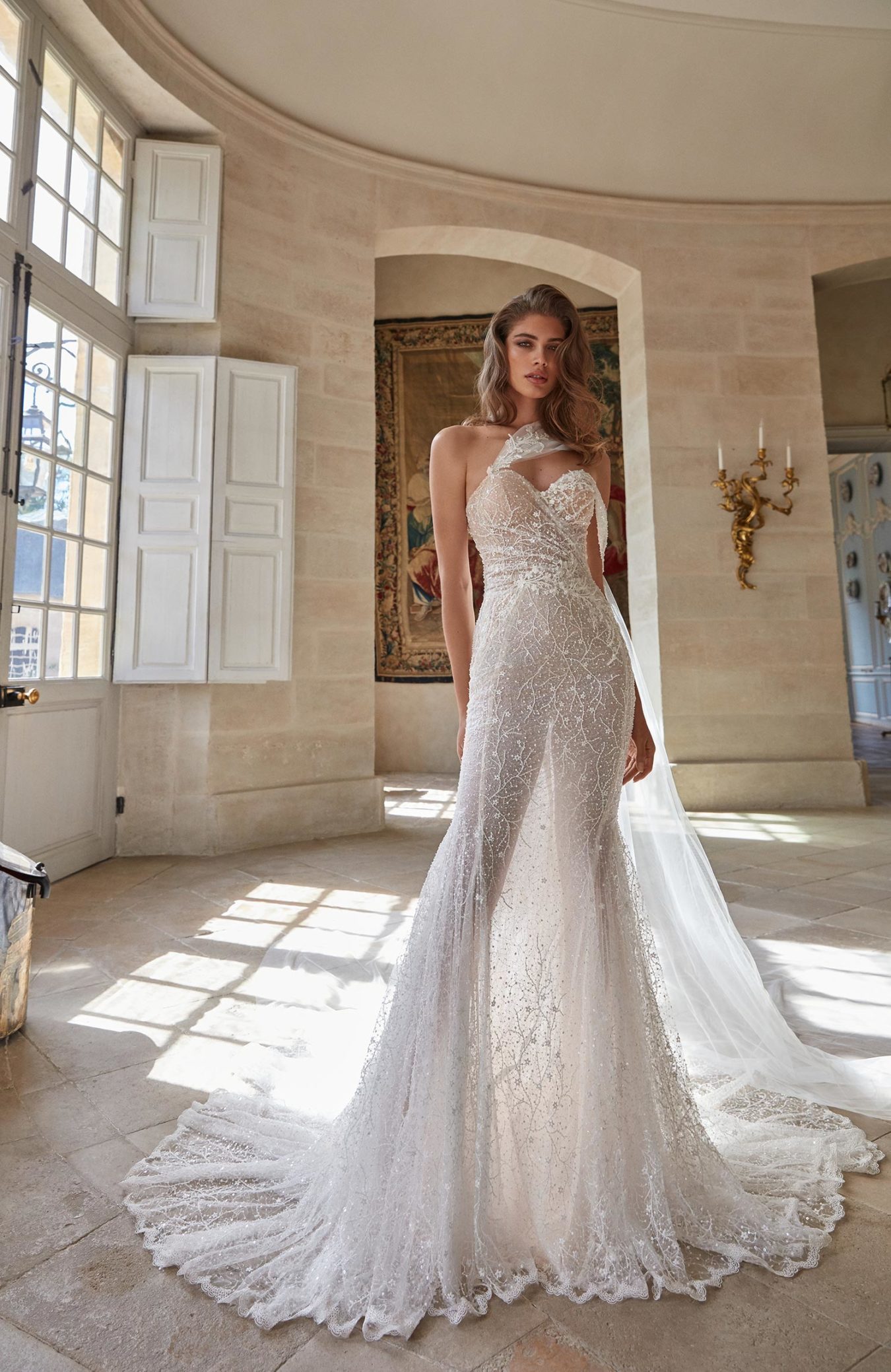 Galia Lahav Fancy White Collection with Diamonds Galore ⋆ Ruffled