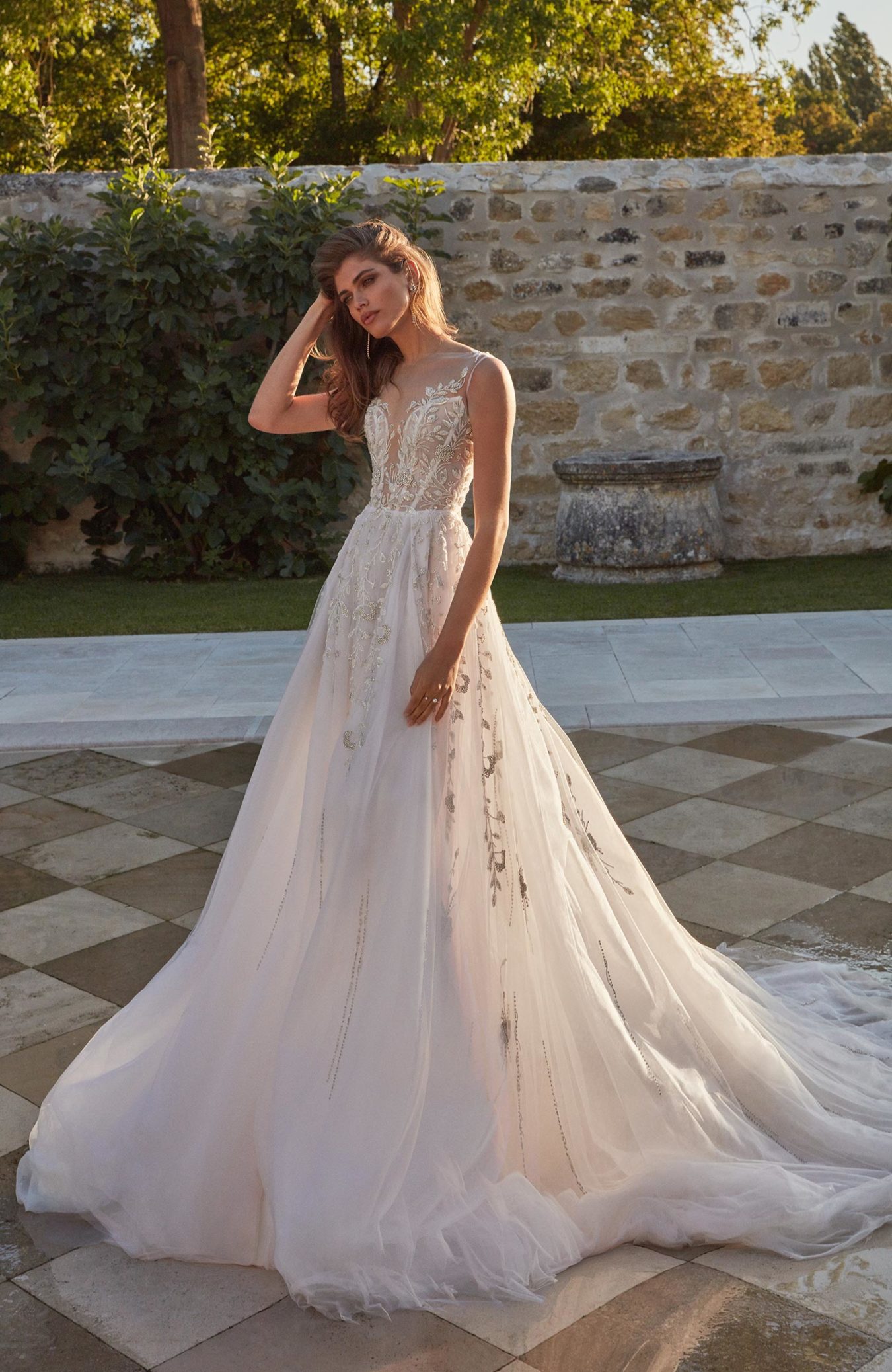 Galia Lahav Fancy White Collection with Diamonds Galore ⋆ Ruffled