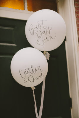 wedding balloons - photo by Henry and Mac https://ruffledblog.com/glam-downtown-philadelphia-wedding