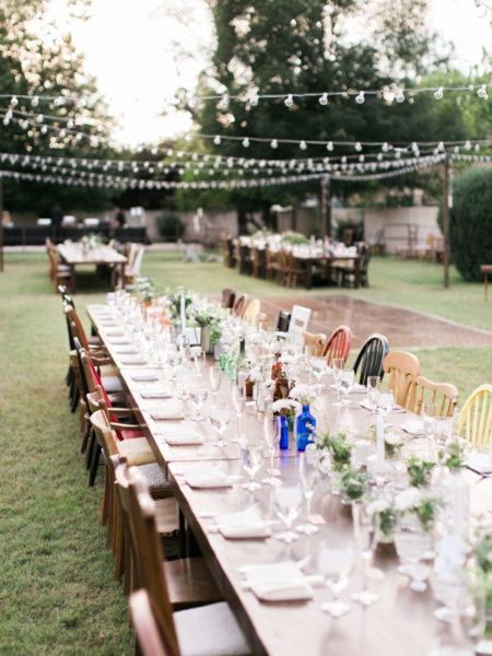 Handcrafted Mismatched Backyard Wedding ⋆ Ruffled