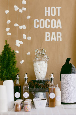 Make your own Hot Chocolate Bar with these Free Printables