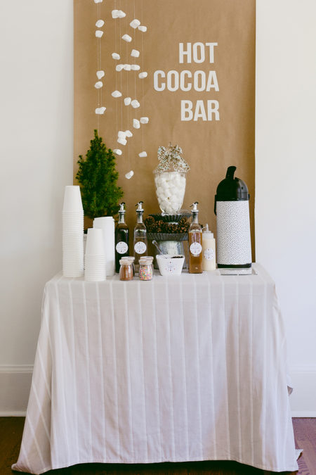 Make your own Hot Chocolate Bar with these Free Printables