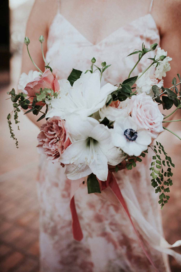 Industrial Loft Wedding with a Geometric Ceremony Backdrop ⋆ Ruffled