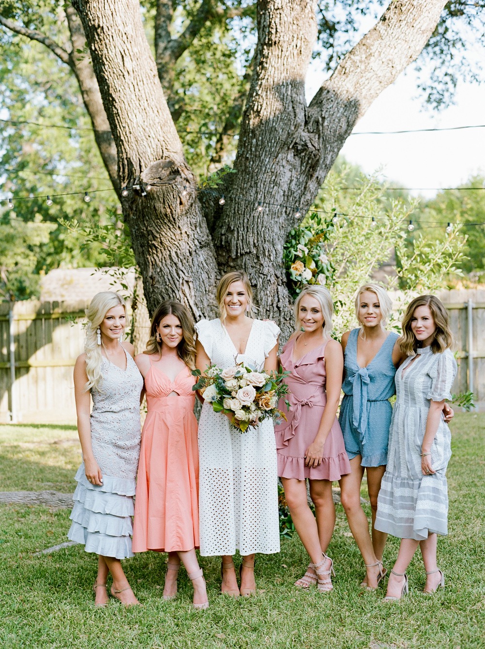 Bride and the Bridesmaids