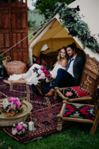 Intimate Bohemian Luxe Feast with Global Details ⋆ Ruffled