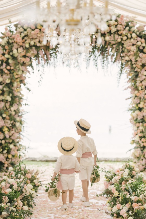 Intimate Thailand Wedding with a Pastel Garden Ambiance