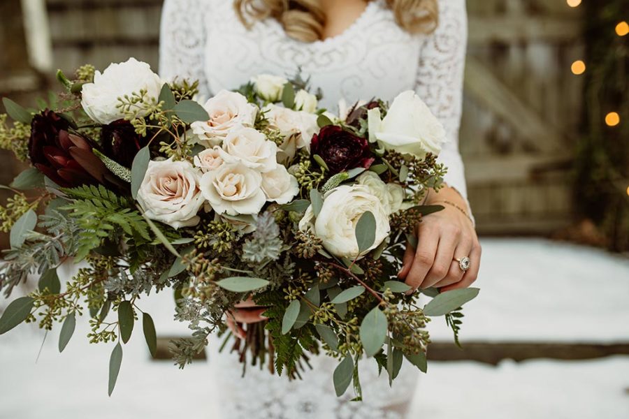 Intimate Tree Farm Wedding with Fanciful Greenery ⋆ Ruffled