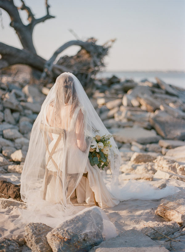 Intimate Wedding Inspiration on Driftwood Beach ⋆ Ruffled