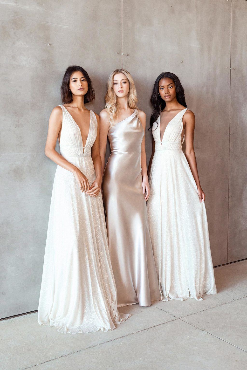 silk white bridesmaid dresses - Cheap Online Shopping