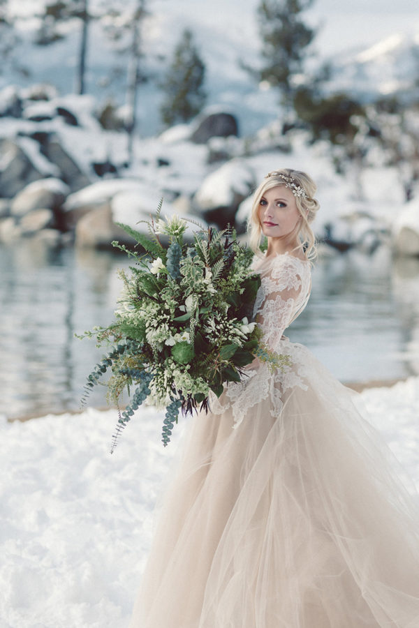 Lake Tahoe Beach Wedding Inspiration ⋆ Ruffled