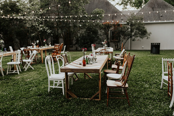 Lovingly Handcrafted Backyard Wedding with Boho Details ⋆ Ruffled