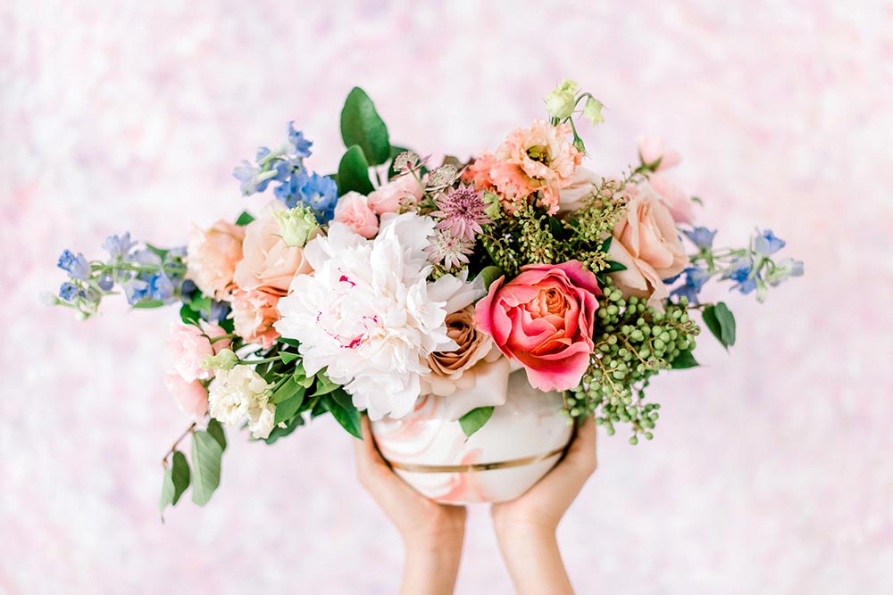 Lush Floral Wedding Backdrops with Vivid Colors ⋆ Ruffled