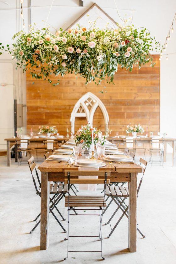 Lush, Organic Wedding Inspiration In This Historic Texas Wedding Venue