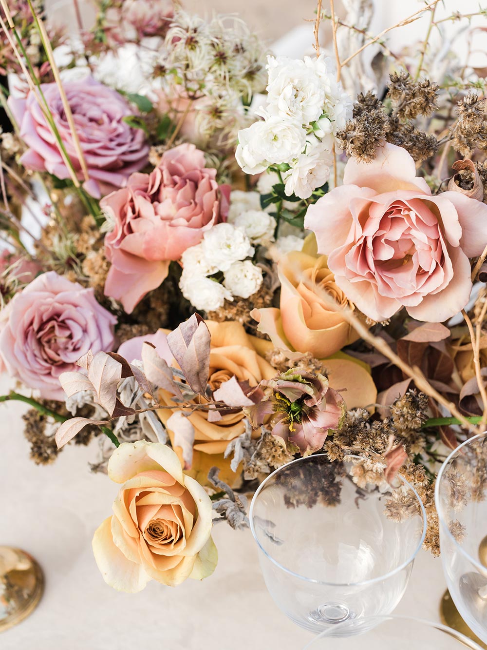 Ultra Luxe Wedding Inspiration with Glamorous Magenta Florals - Belle The  Magazine