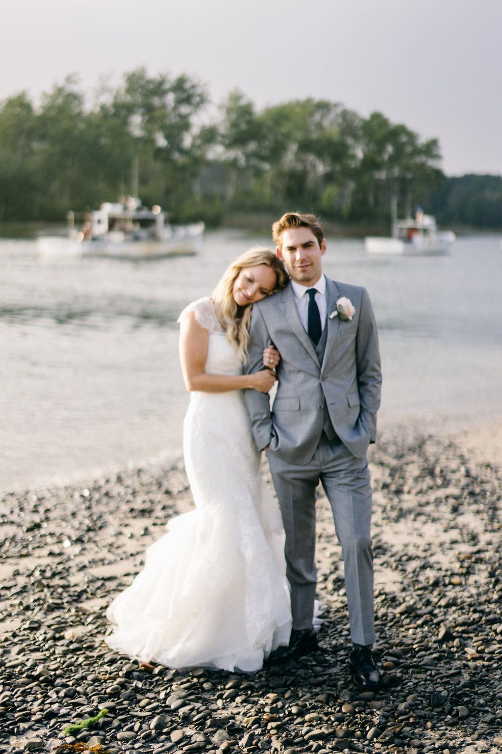 Chic Seaside Wedding in Maine with Nautical Touches ⋆ Ruffled