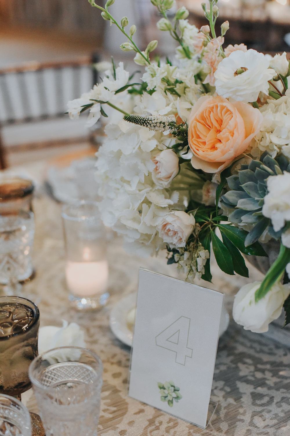 fall wedding flowers and botanical illustrated table numbers
