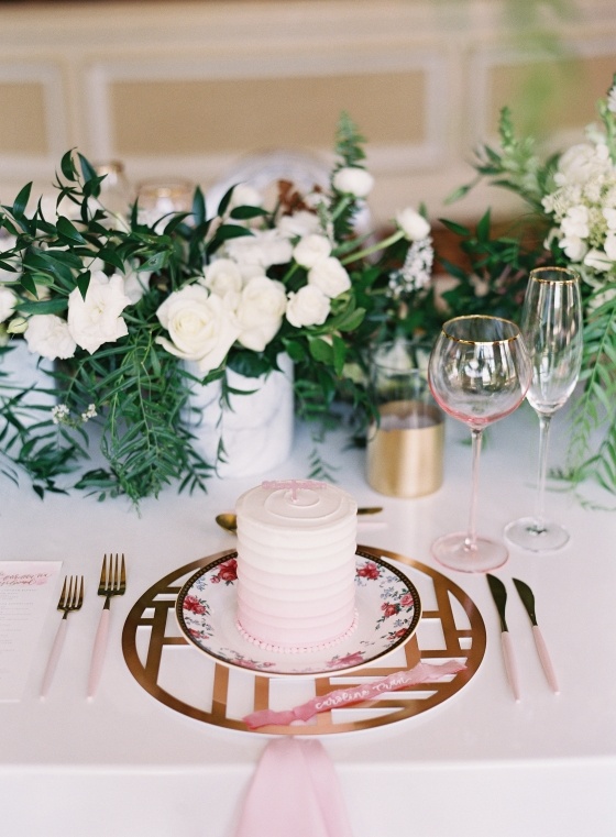 Millennial Pink Bridal Tea with a Contempo Twist
