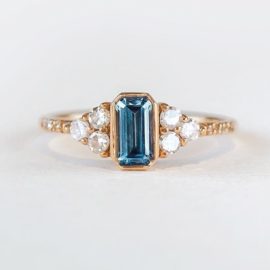 28 Mixed Sapphire Engagement Rings We Can't Take Our Eyes Off Of ⋆ Ruffled