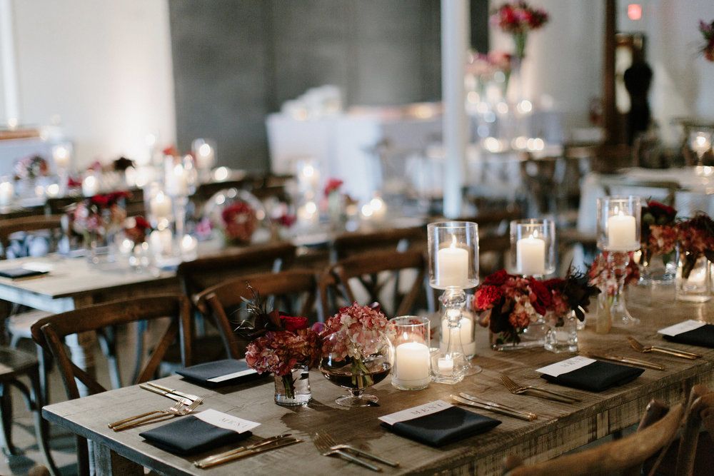 Romantic Atlanta Wedding with Lucite Chairs and Industrial Vibes ⋆ Ruffled