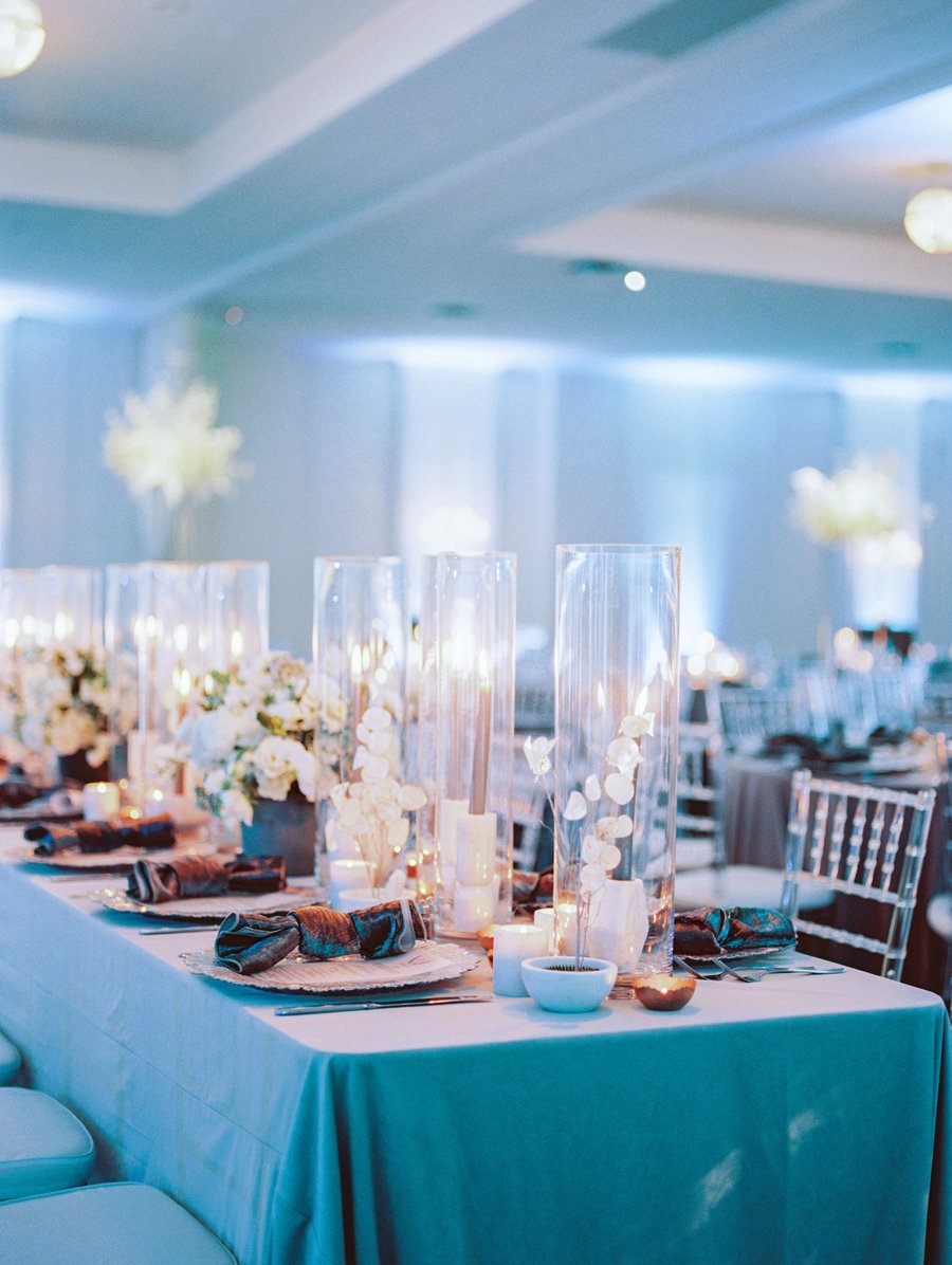 Modern New Year's Eve Wedding with a Cool Blue Color Palette ⋆ Ruffled