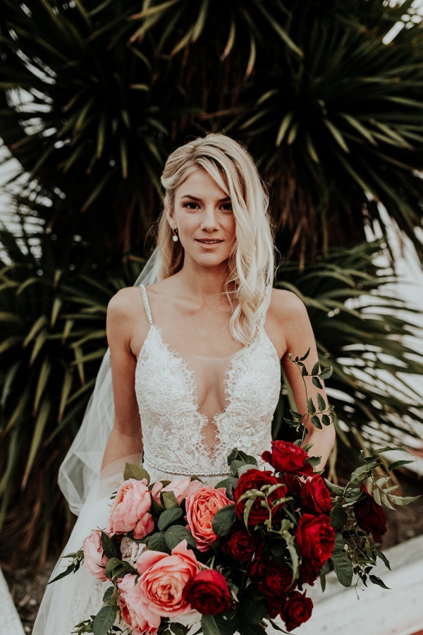 Moody Black Tie Wedding with Deconstructed Florals ⋆ Ruffled