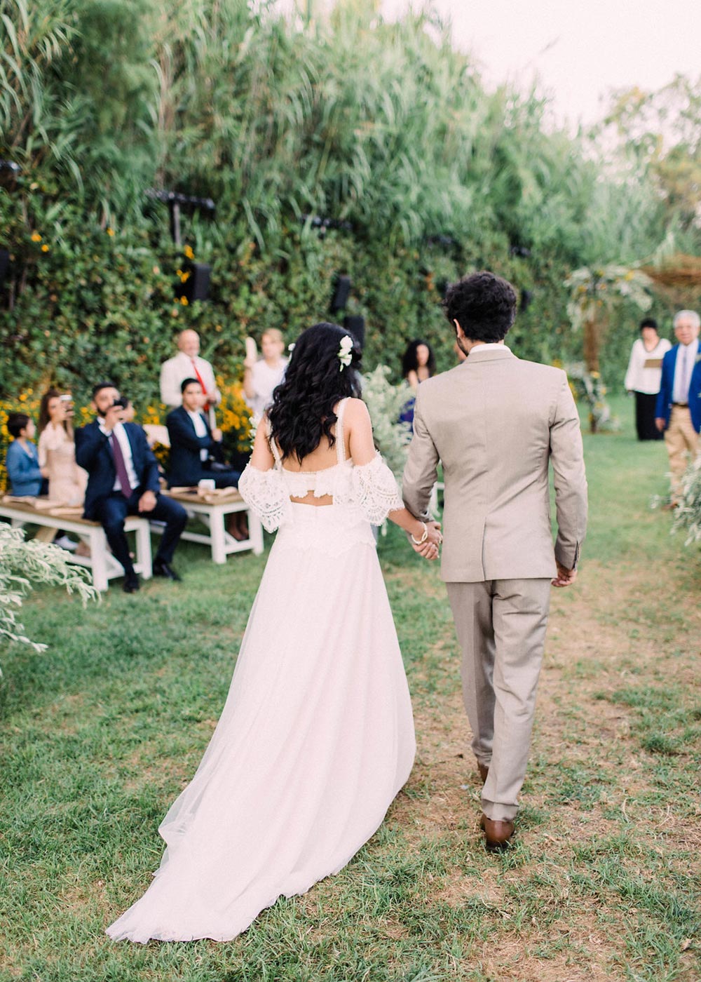 Organic Grecian Wedding with Lemons Overflowing ⋆ Ruffled