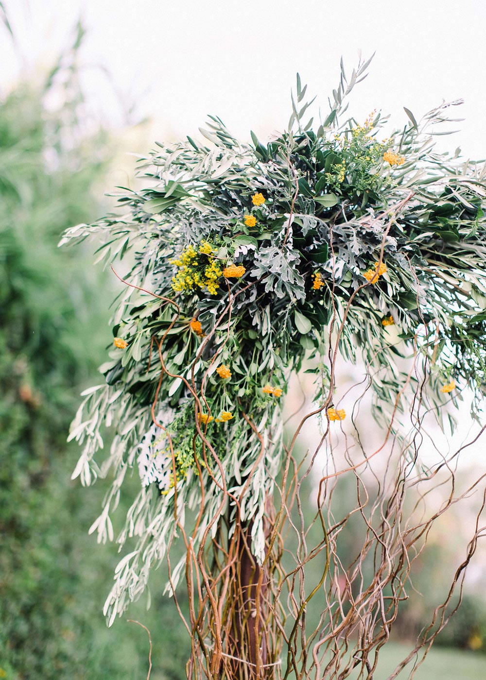 Organic Grecian Wedding with Lemons Overflowing ⋆ Ruffled