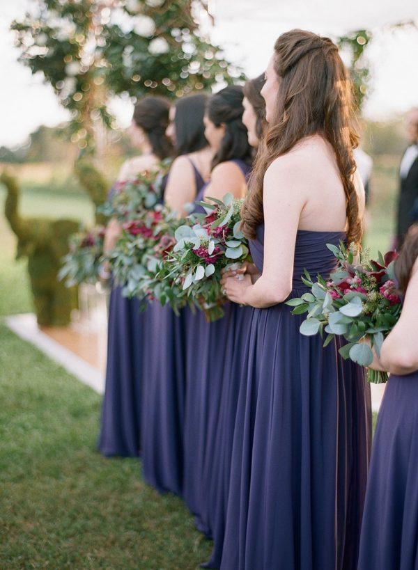 Purple & Green National Arboretum Wedding in DC | Ruffled