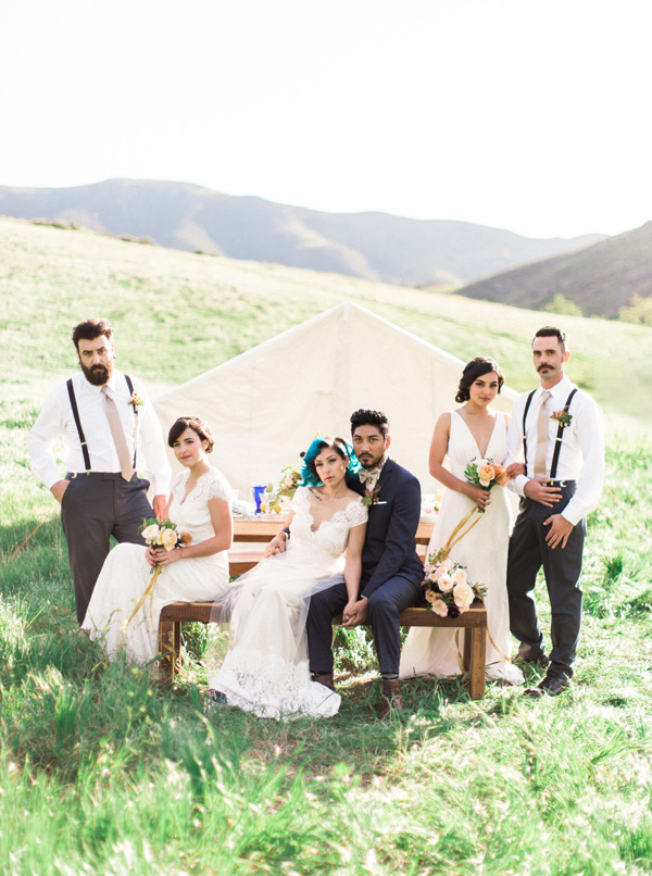 Retro Camping Inspired Wedding Ruffled