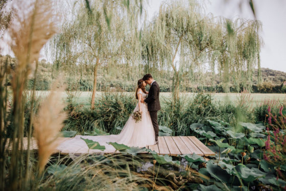Romantic Wedding by the Mincio River in Northern Italy