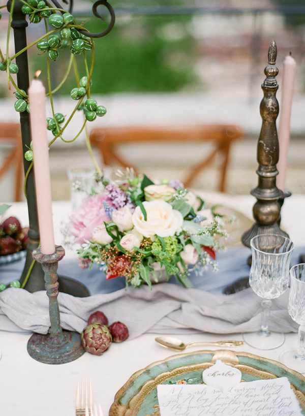 Romantic Rooftop Elopement Inspiration in Florence ⋆ Ruffled