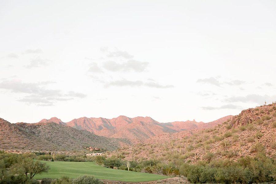 Scottsdale wedding venue mountain view