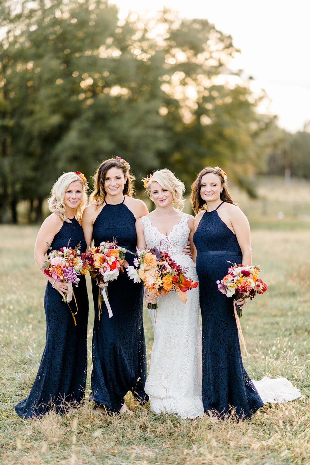 Shabby Chic Inspired Bridesmaid Dresses