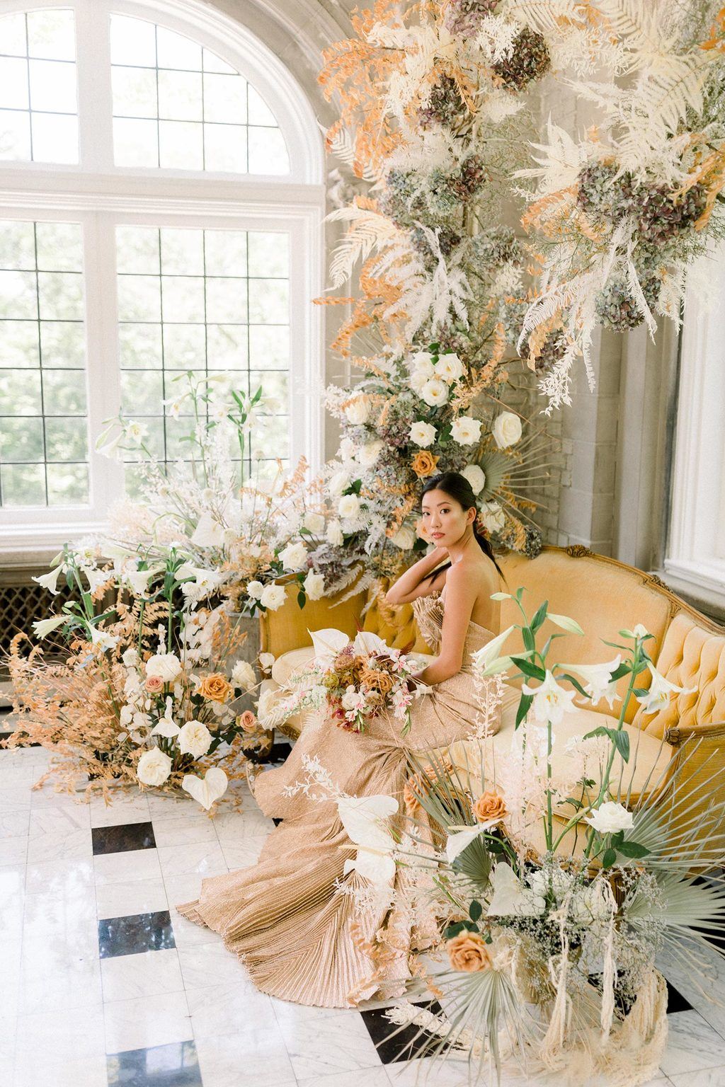 Styled Social Indiana: Autumnal Wedding Inspiration With Frills In