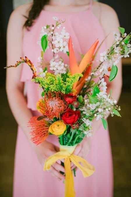 Styled Social LA: Painterly Citrus Wedding Inspiration with a Mid ...