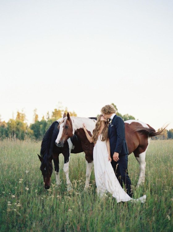 Sun-Kissed Wedding in the Mountains of Glacier National Park