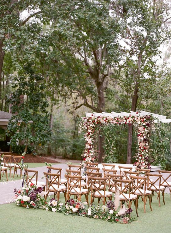 Sweet Lowcountry Wedding With Velvet And Jewel Tones ⋆ Ruffled