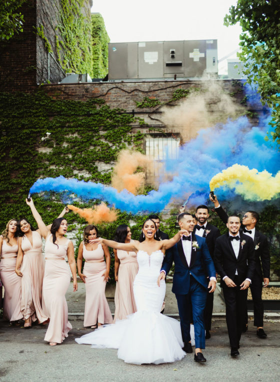 Colorful Elegant Wedding at the Foundry LIC