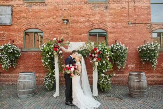 We’re All Smiles for this Toronto Distillery District Wedding