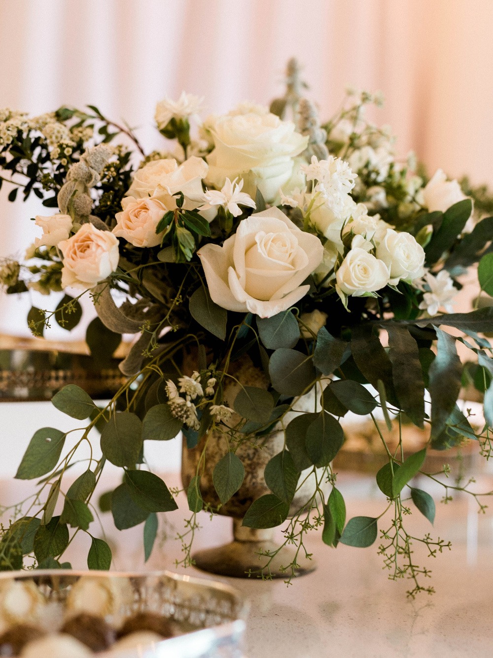 Boston Rooftop Wedding in Gold and Greenery ⋆ Ruffled