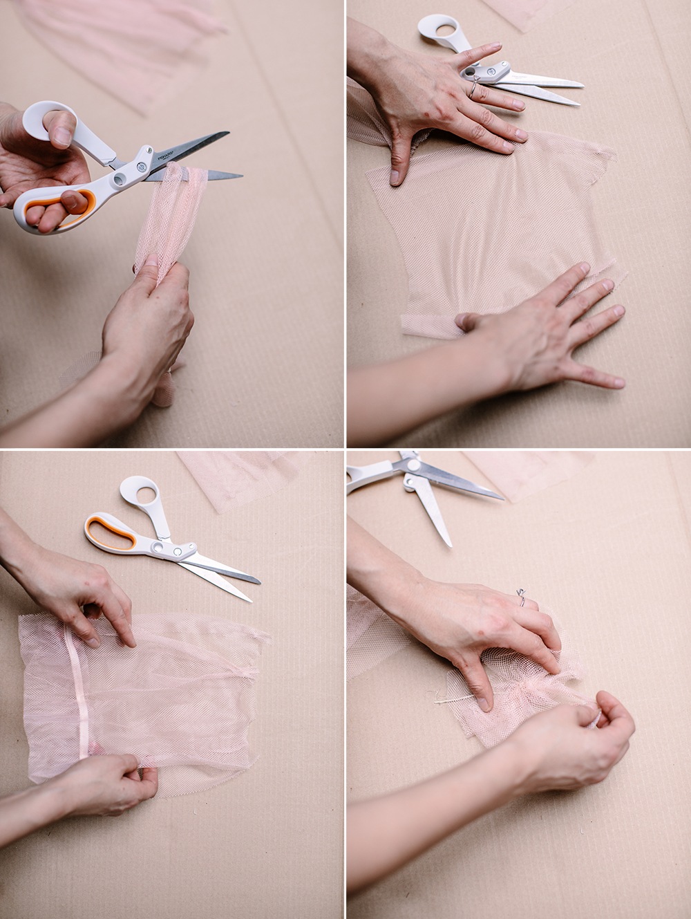 DIY Tulle Wall Hanging ⋆ Ruffled