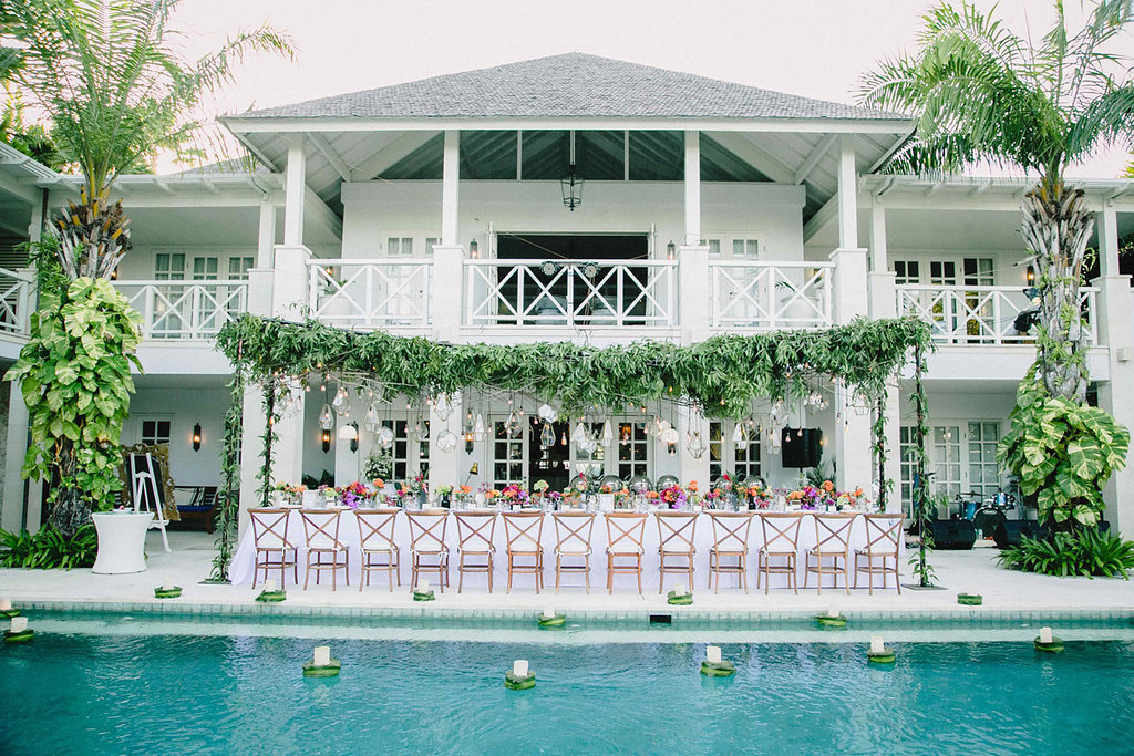 Vibrant Bali Wedding With A Hanging Botanical Installation Ruffled