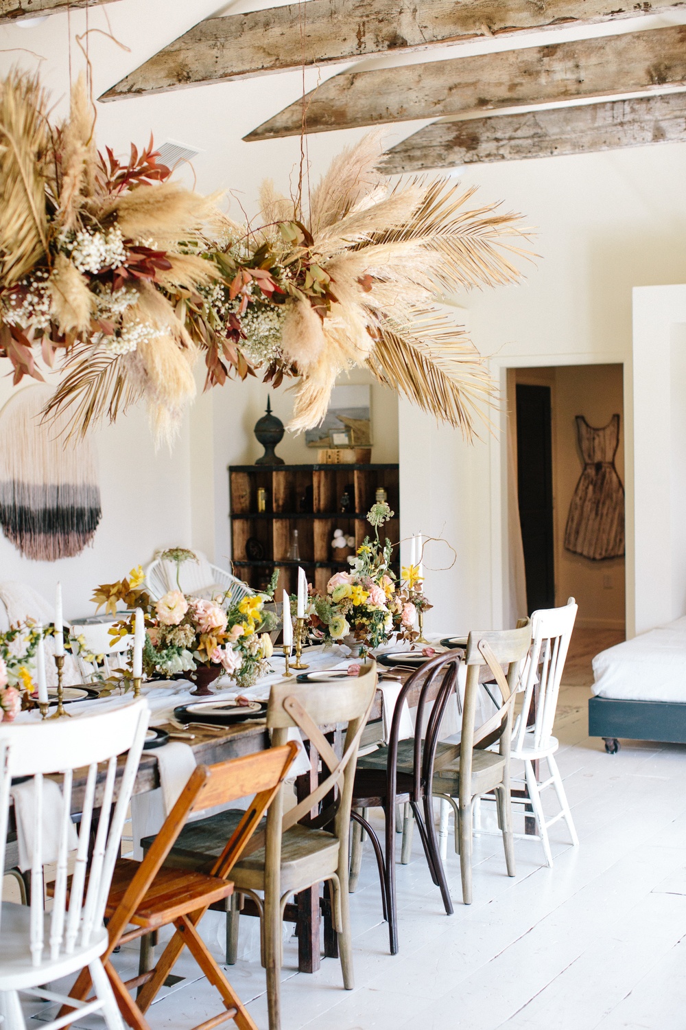 Vintage Bohemian Dinner Party for Antique Week in Texas ⋆ Ruffled