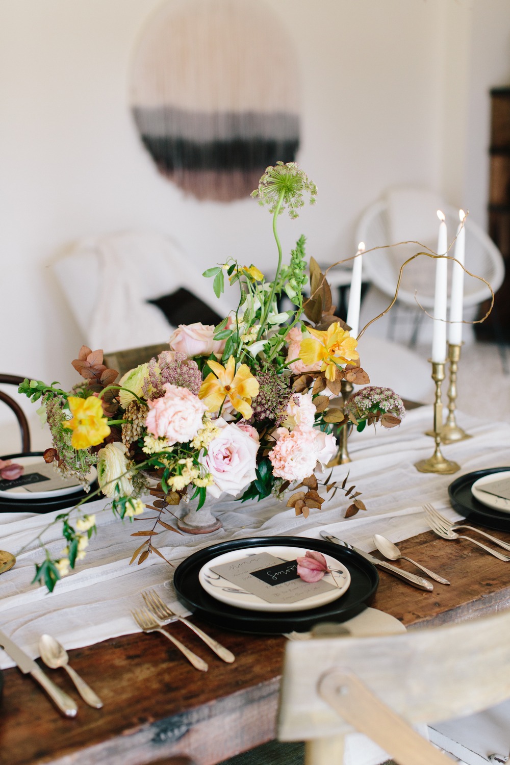 Vintage Bohemian Dinner Party for Antique Week in Texas ⋆ Ruffled