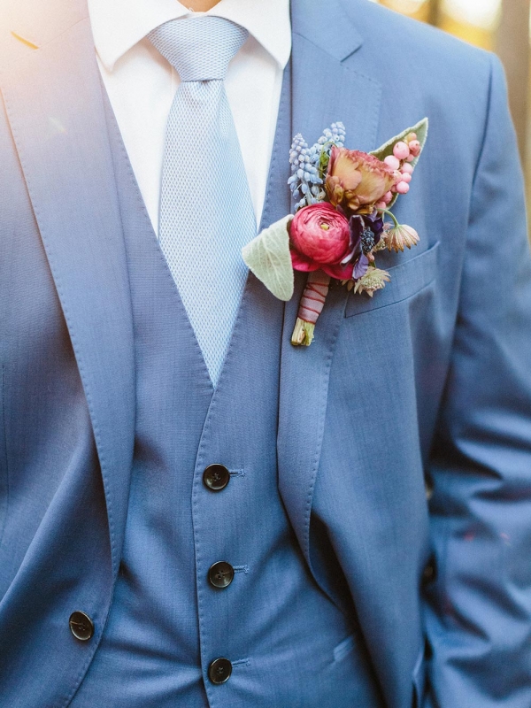 Whimsical Spring Wedding with Enchanting Cinderella Blue ⋆ Ruffled