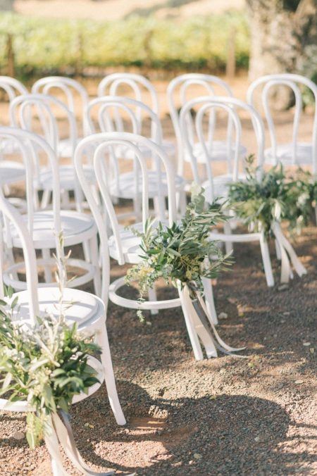 Al Fresco Wine Country Wedding with Pressed Greenery ⋆ Ruffled