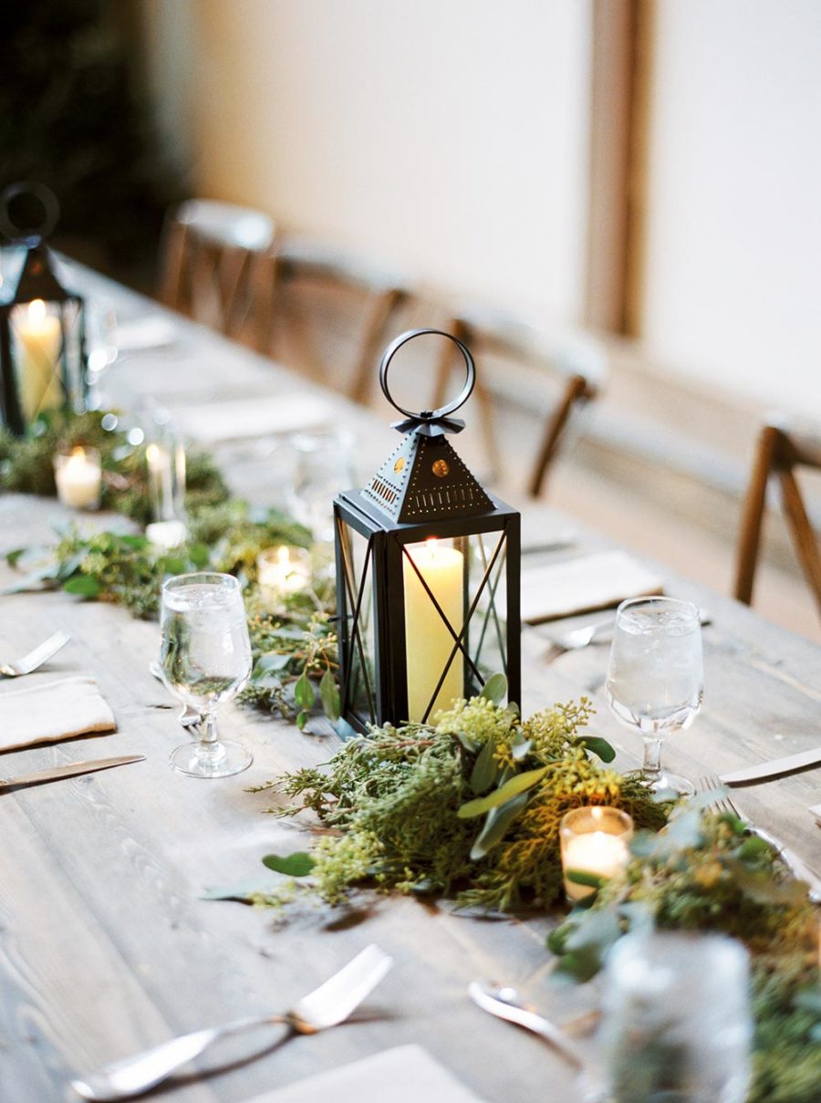 Winter Sunrise Wedding with an Evergreen Brunch Reception ⋆ Ruffled
