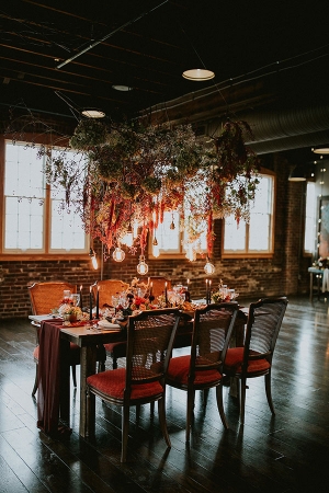 Woodland Tablescape Inspiration in an Industrial Loft ⋆ Ruffled